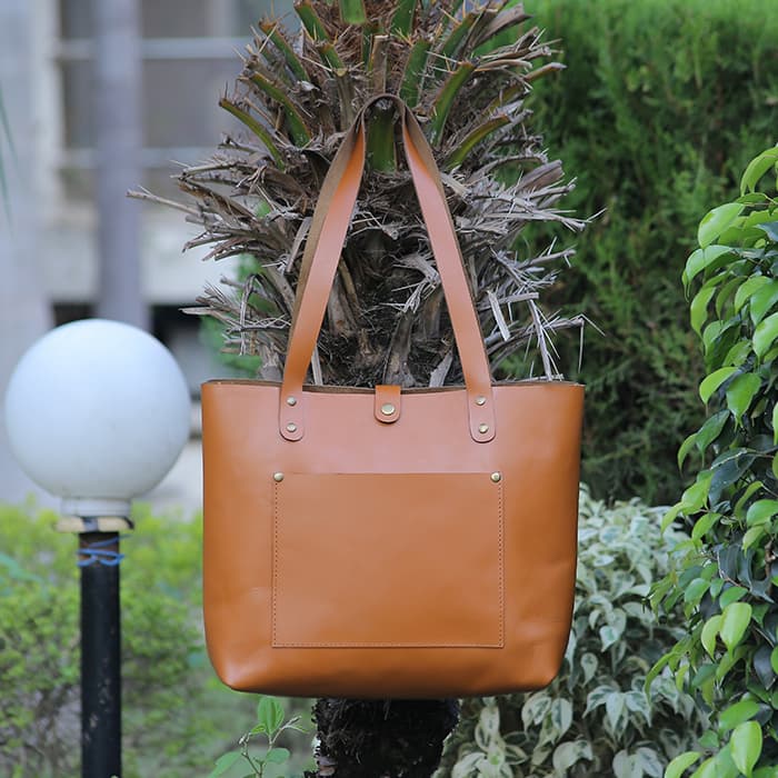 Ladies leather Tote bag, office bag