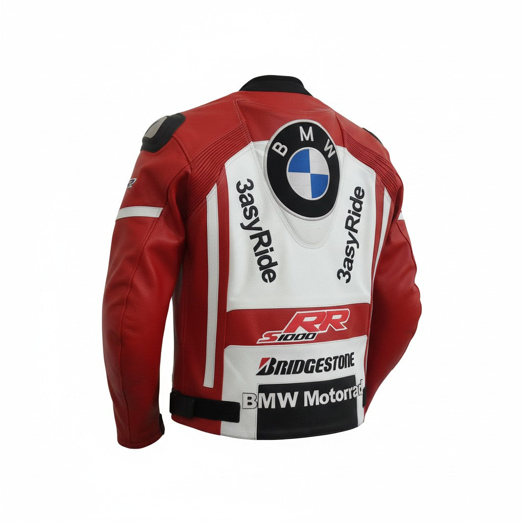 BMW S1000RR Motorcycle Racing Leather Jacket
