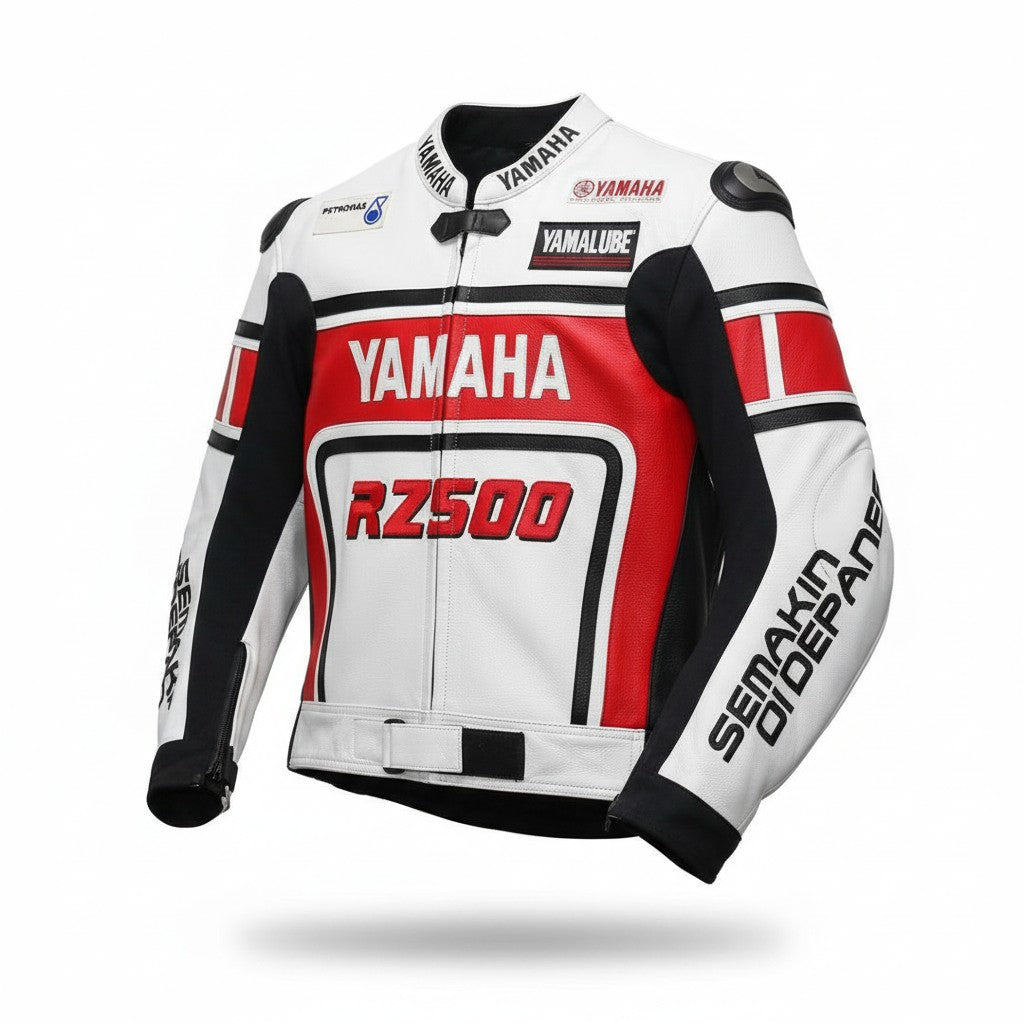 Yamaha RZ500 Racing Motorcycle Leather Jacket