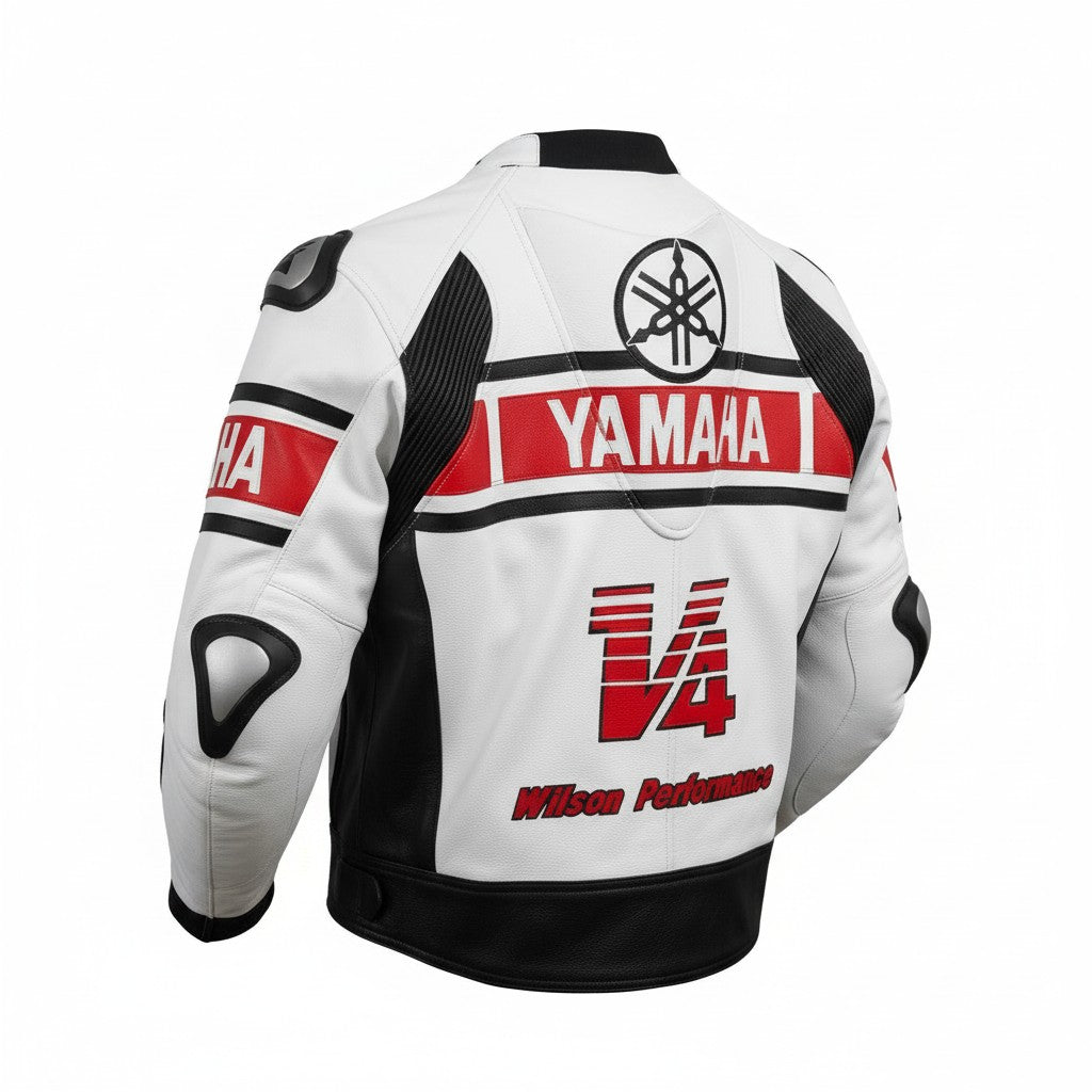 Yamaha RZ500 Racing Motorcycle Leather Jacket