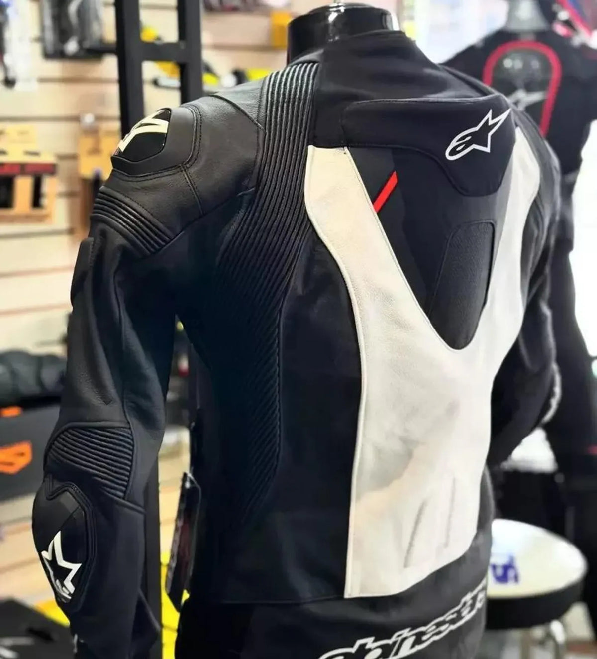 Alpinestars MotoGP biker racing Leather Jacket