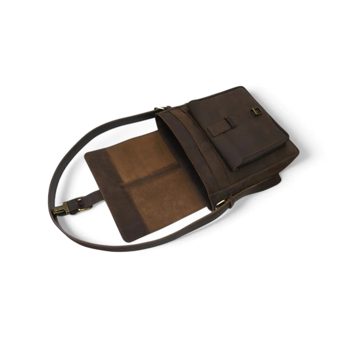 Leather Crossbody Satchel bag for travel