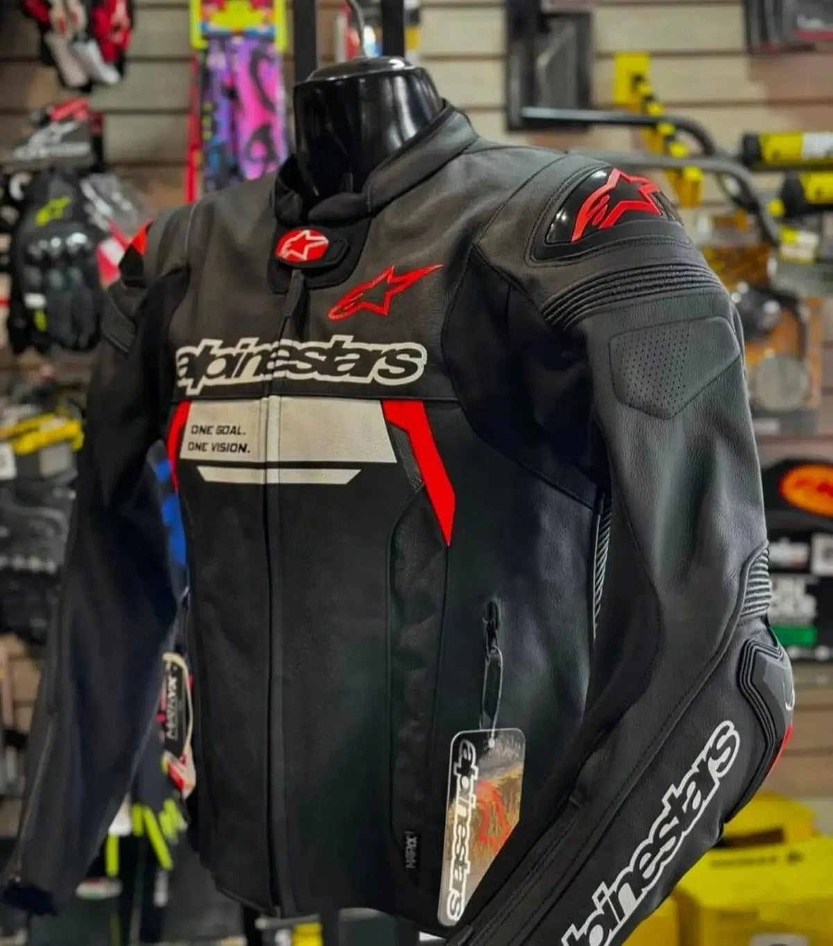Alpinestars biker racing Leather Jacket