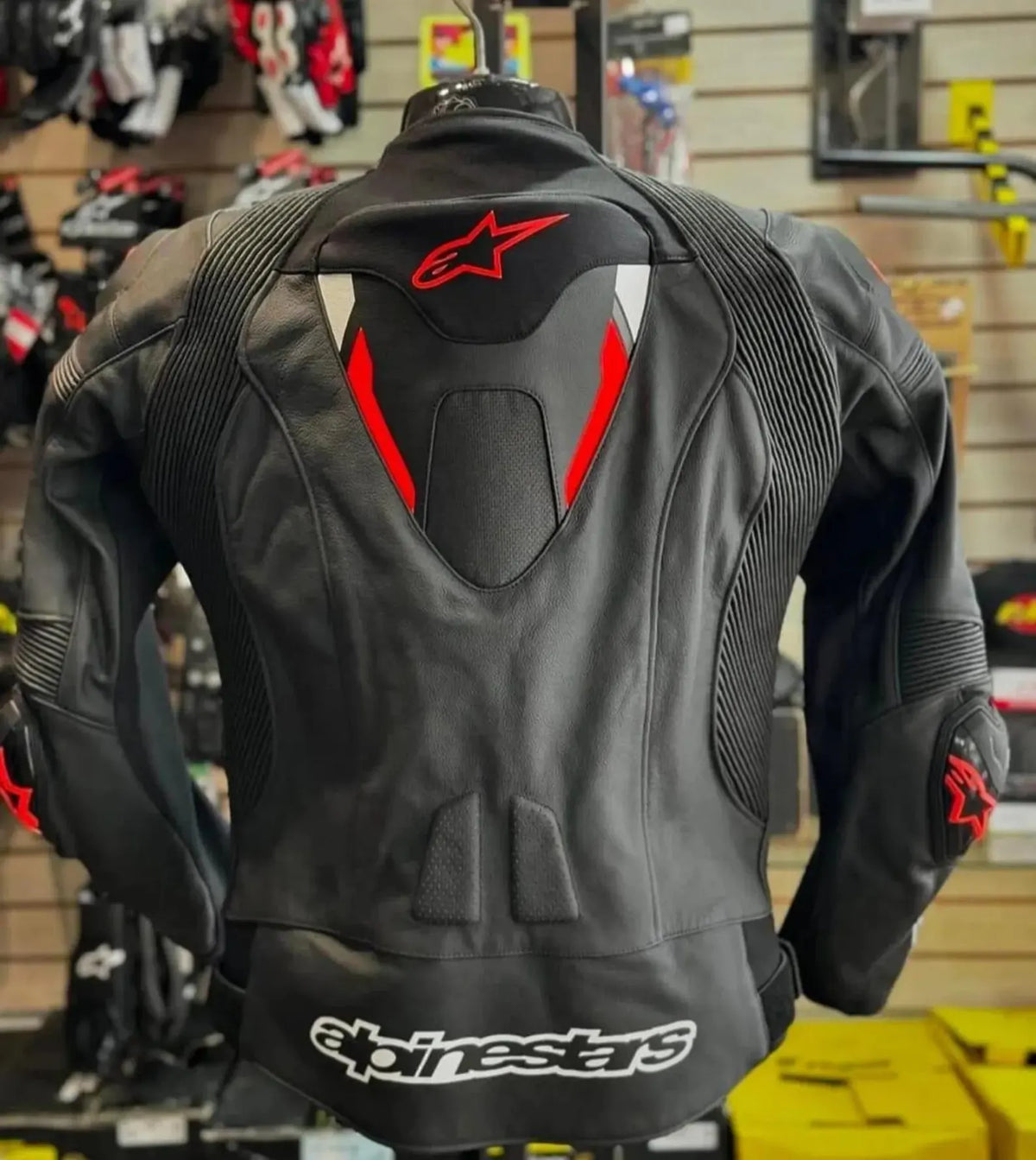 Alpinestars biker racing Leather Jacket