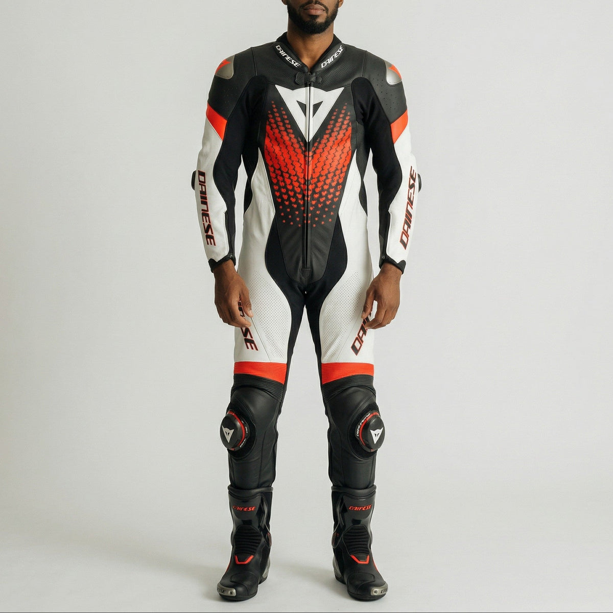 Dainese Motorbike Genuine Leather Racing Suit for Men