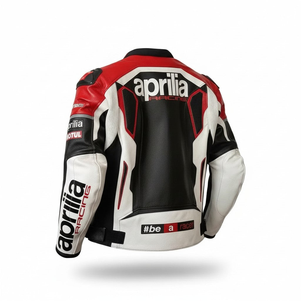 Aprilia motorcycle leather racing jacket