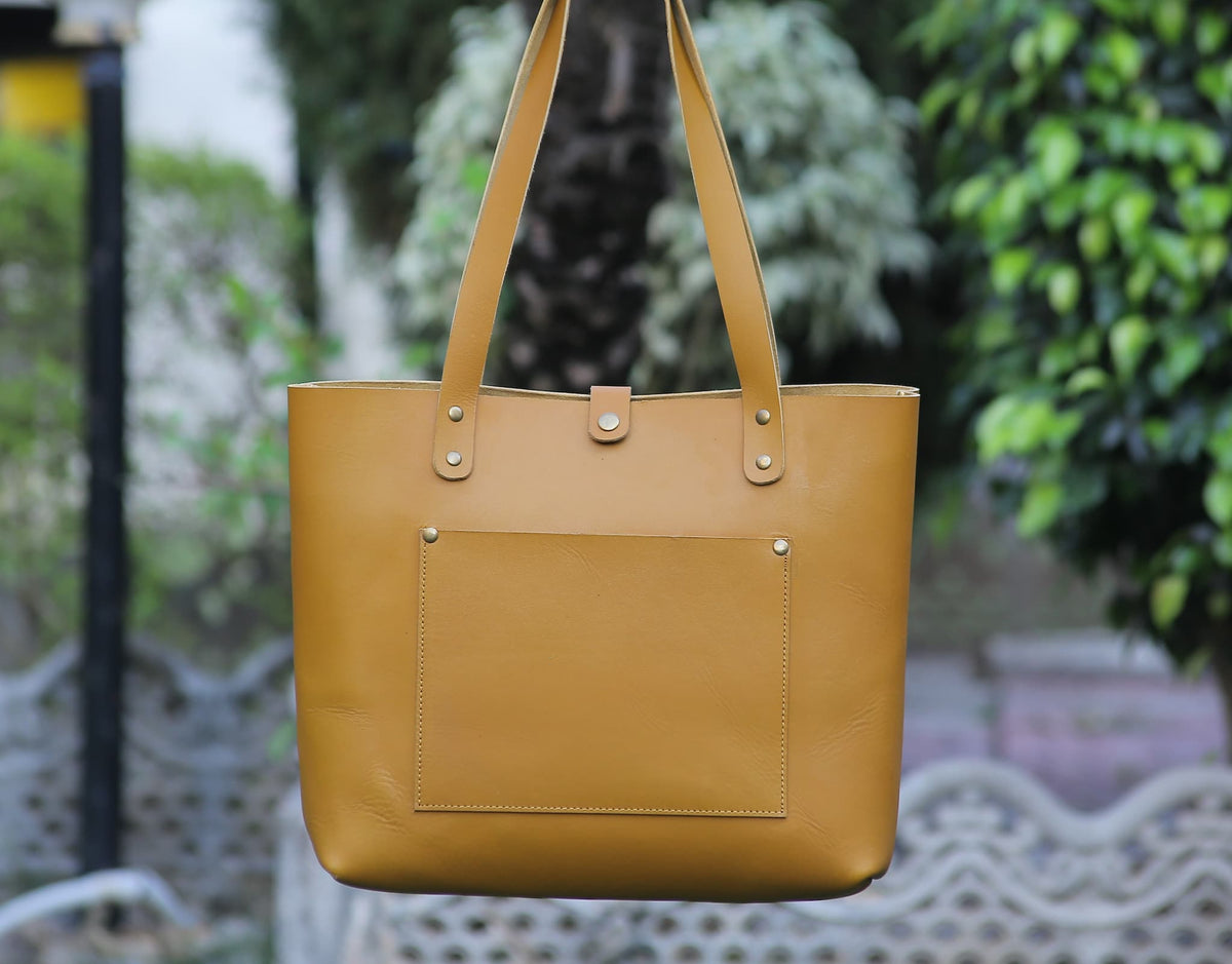 Ladies leather Tote bag, office bag