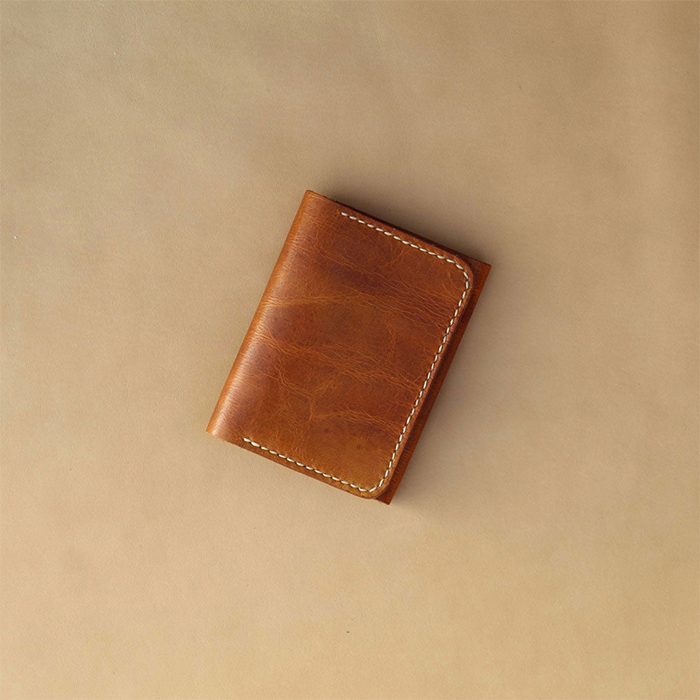 Mini Leather Handmade Wallet for men