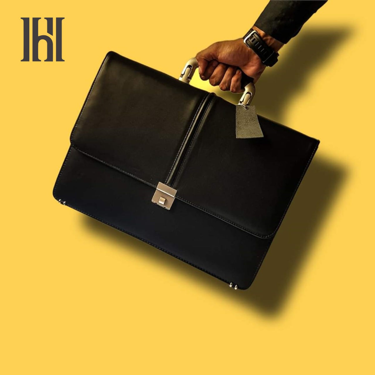 Genuine Leather Briefcase for Men | Brown, Black