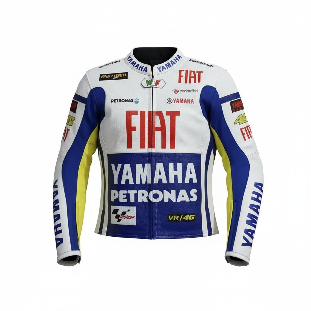 Yamaha Petronas Motorcycle Leather Racing Jacket