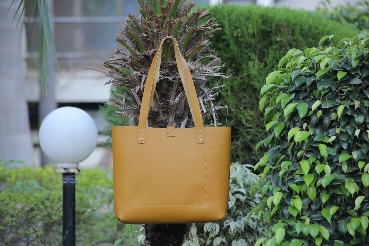 Ladies leather Tote bag, office bag