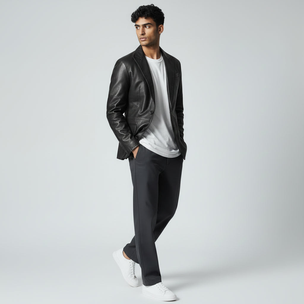 Catwalk Leather Blazer