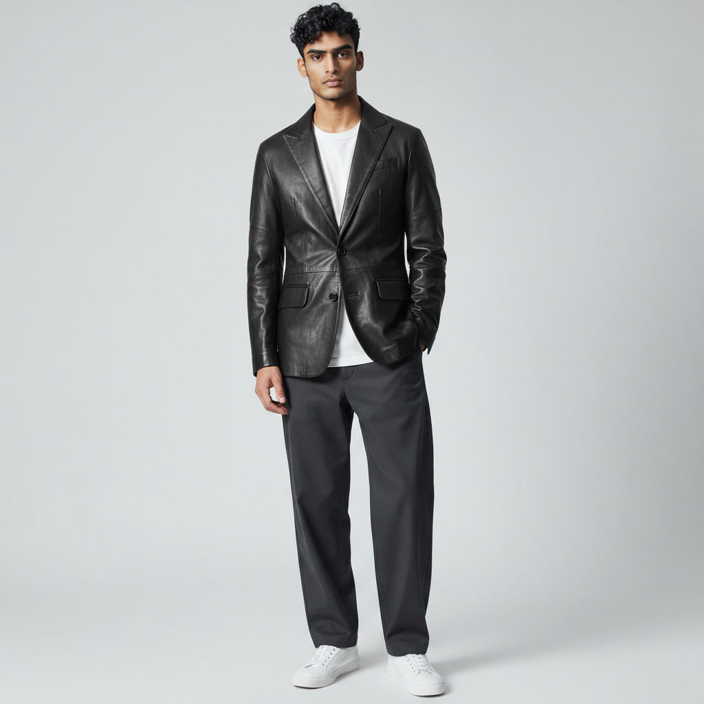 Catwalk Leather Blazer