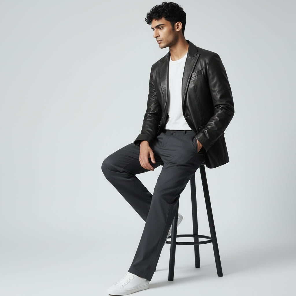 Catwalk Leather Blazer