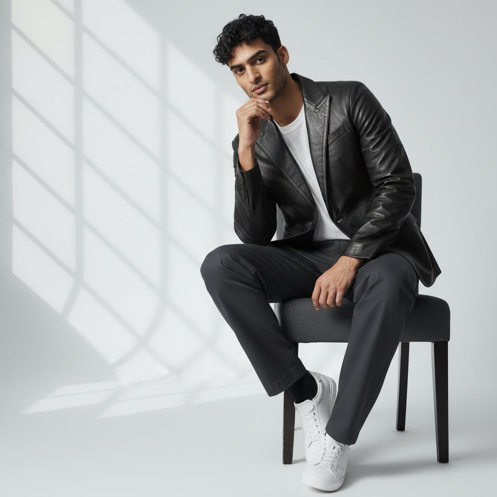 Catwalk Leather Blazer